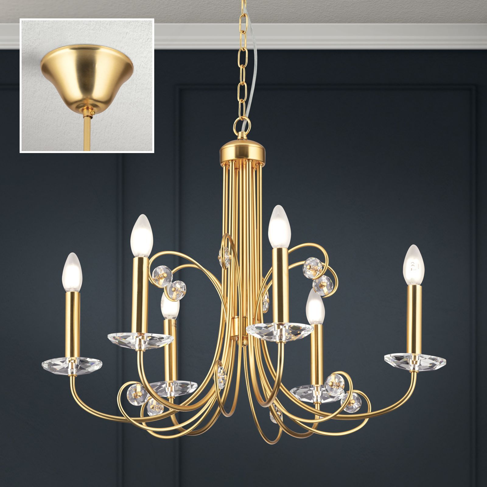 Латунная люстра Orion Ariane ARCH-00009584 - Вид №3