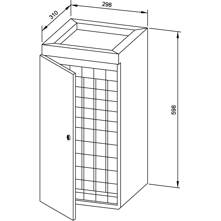 728047 Урна для мусора WP181 WAGNER_EWAR A-LINE Wagner Ewar  - Вид №1