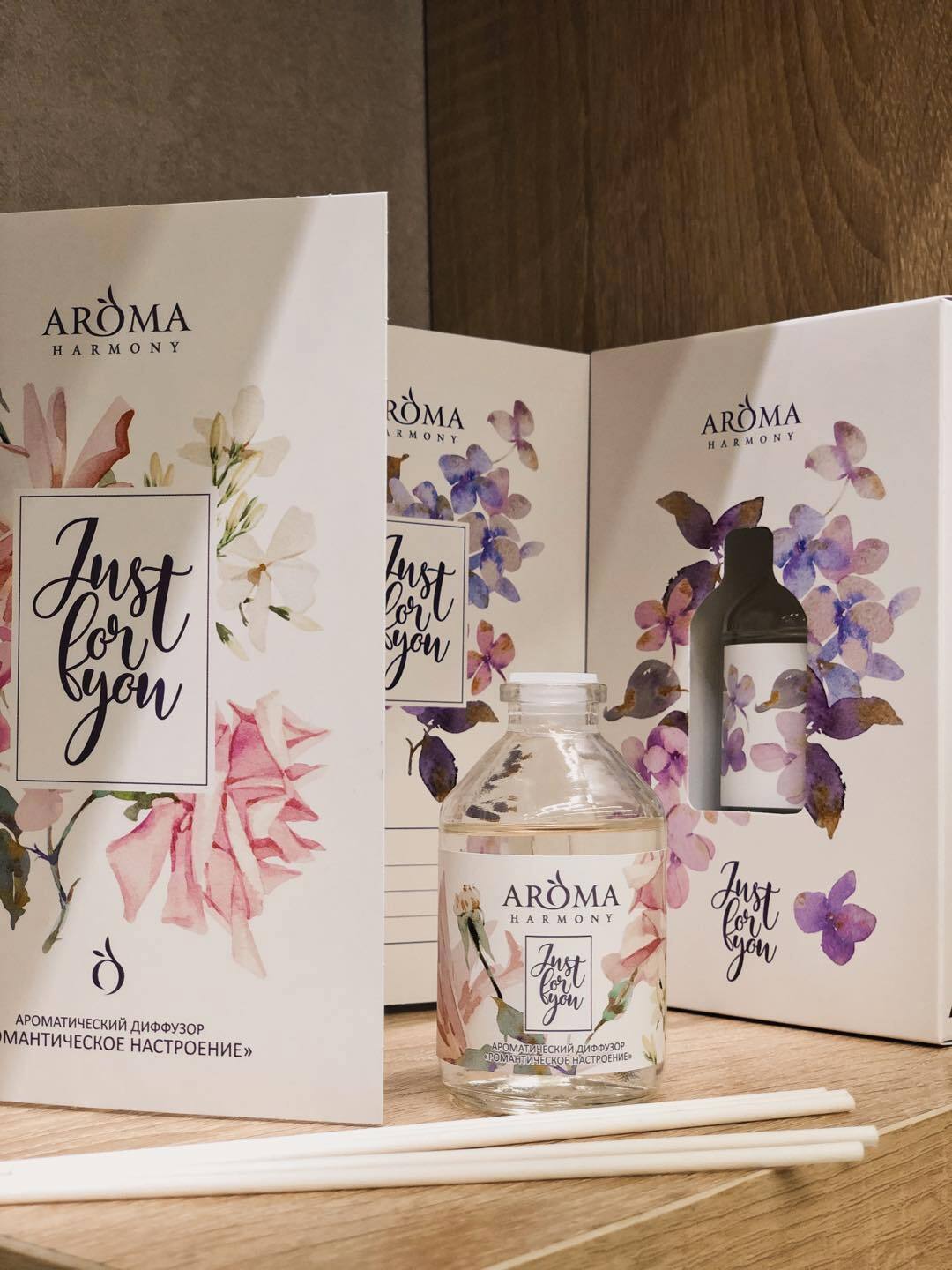 AROMA HARMONY Диффузор-открытка «Романтическое настроение» с аромапалочками 82520765 STLM-0029036 - Вид №4