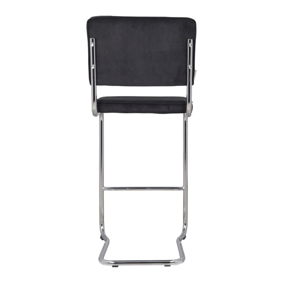 Стул барный Ridge Kink Rib черный Zuiver 1500002 - Вид №3