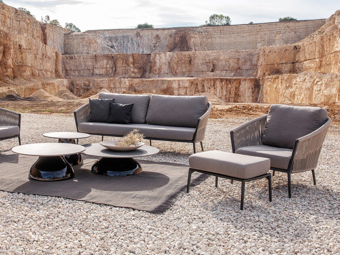 3-местный садовый диван FISCHER MÖBEL Cosmo ARCH-00140503 - Вид №4