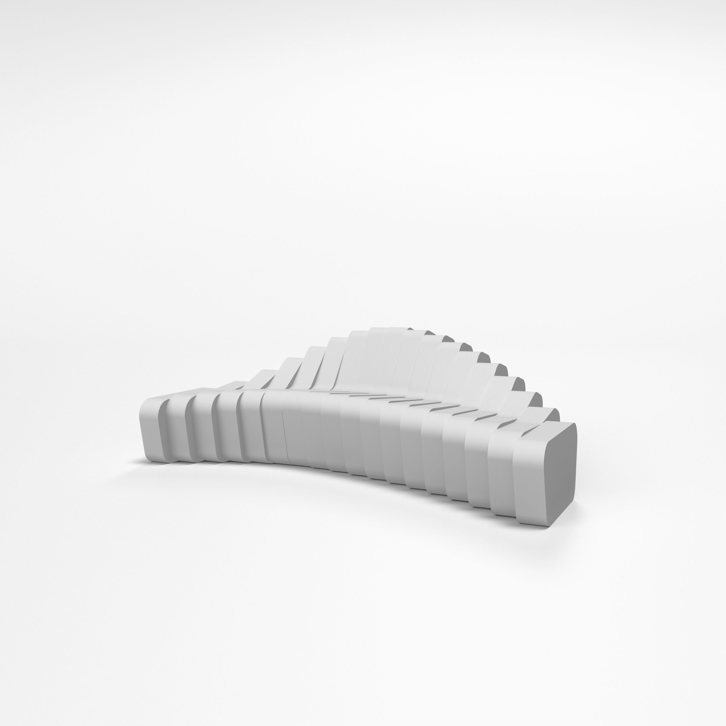 Модульный изогнутый диван с пенопластовым покрытием SIXINCH Cliffy ARCH-00045746 - Вид №5