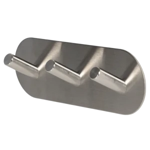 Крючок самоклеящийся Vidage Алис металлический тройной цвет сатин