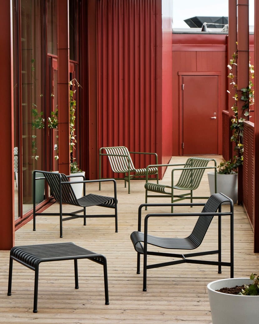 Стальное садовое кресло с подлокотниками Hay Палисад ARCH-00128999 - Вид №40