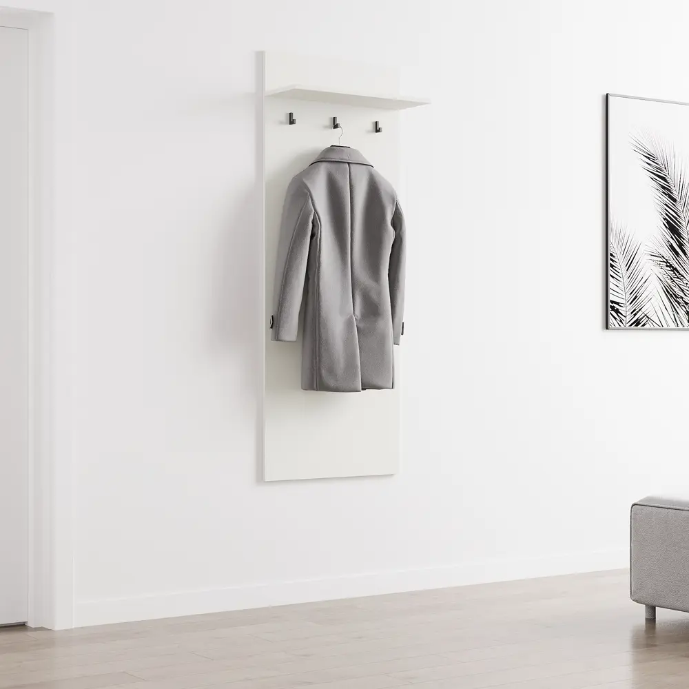 Santreyd Вешалка настенная с 3 крючками Белый лед 89392612 STLM-1416577 - Вид №5