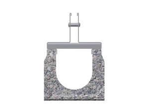 Оцинкованная крышка с боковой прорезью