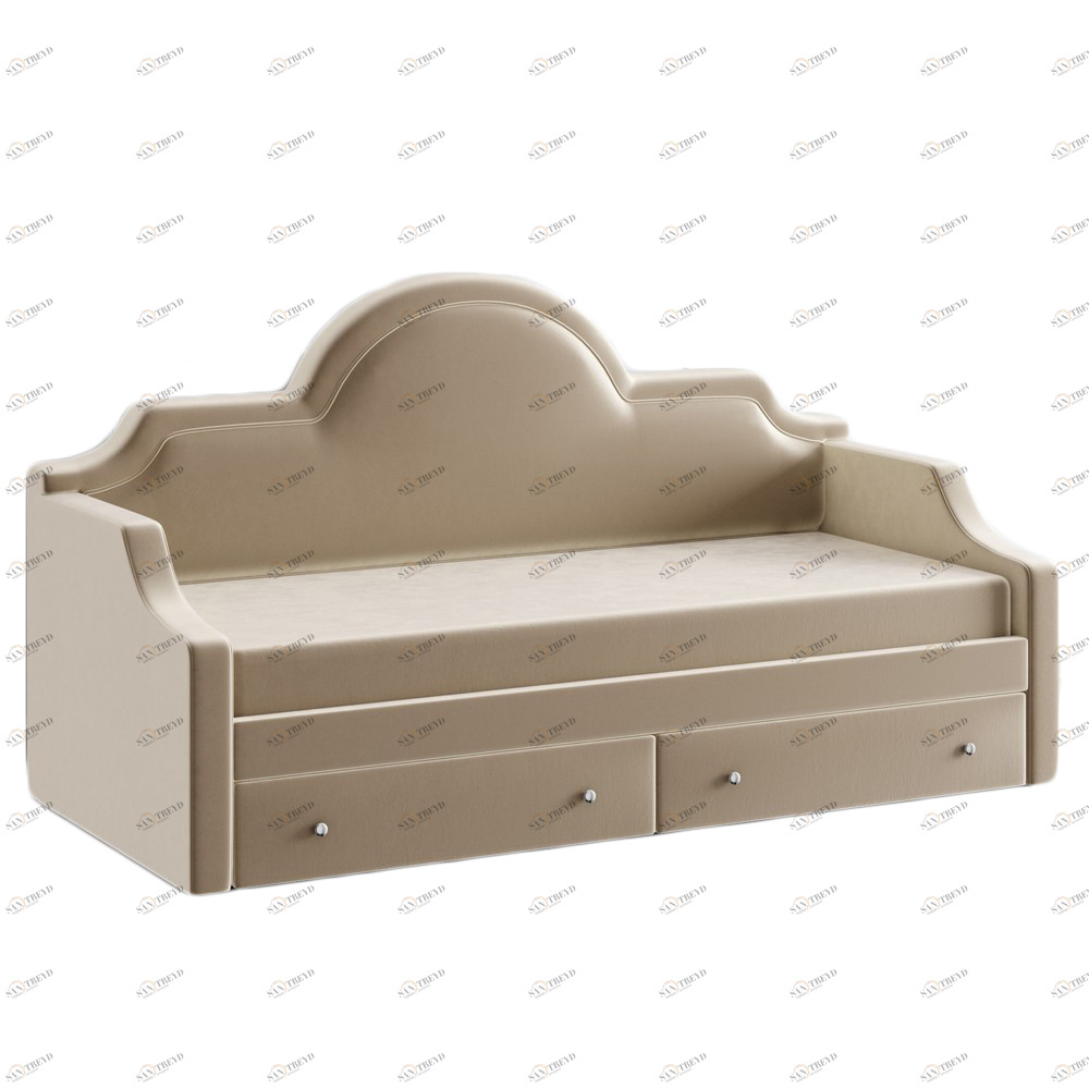 Диван-кровать детский с 2 выдвижными ящиками 90х190 см бежевый DayBed KREIND DAYBED 00-3879987 Бежевый Santreyd 