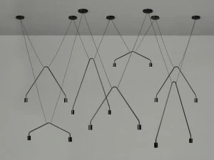 Urban Светодиодный подвесной светильник из алюминия Caos 1715.30 - 32