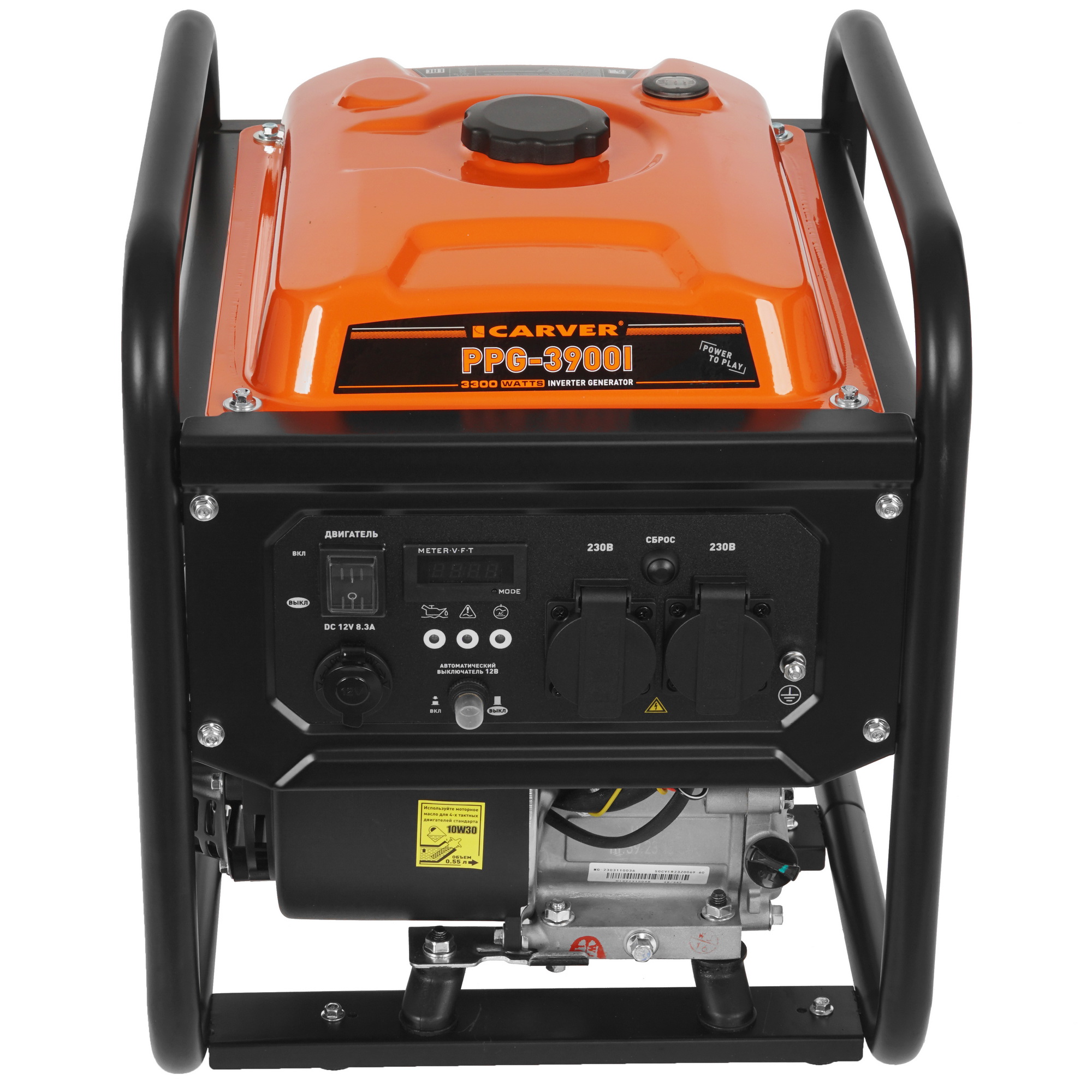 Электрогенератор   бензиновый Carver PPG-3900I 9967101 STDN-0078272 - Вид №1