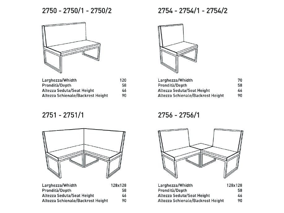 Модульная скамья Sedex Irony ARCH-00048047 - Вид №3
