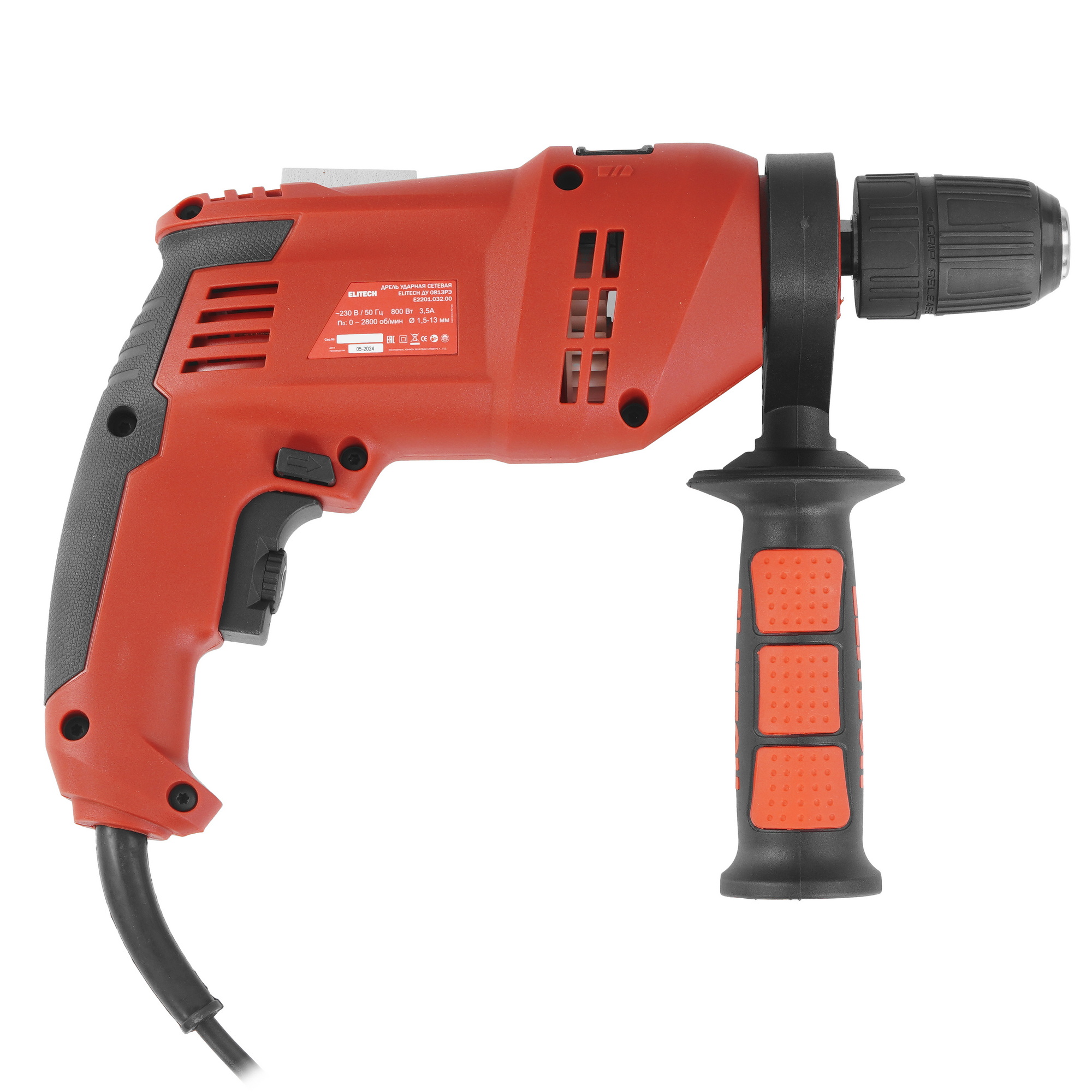 Дрель  ELITECH ДУ 0813РЭ 5631773 STDN-0059176 - Вид №1