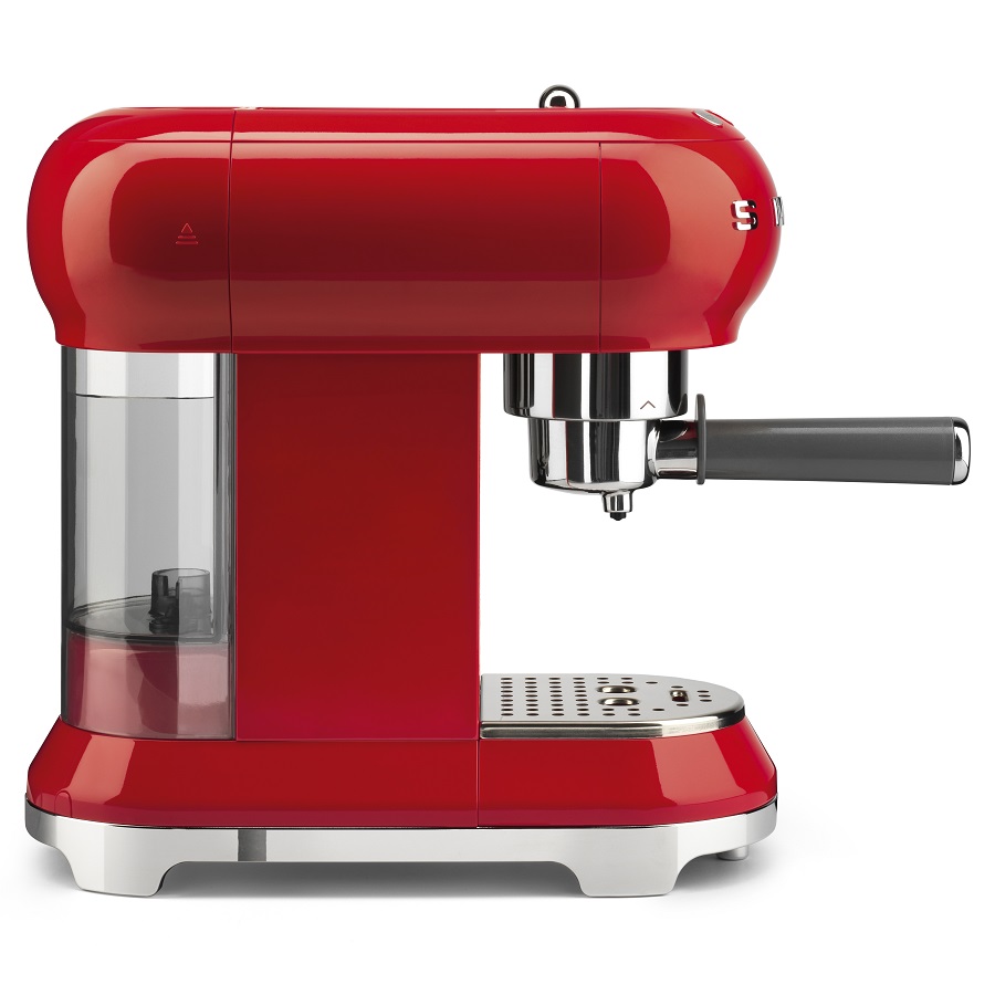 Кофемашина-эспрессо Smeg, красная ECF01RDEU - Вид №3