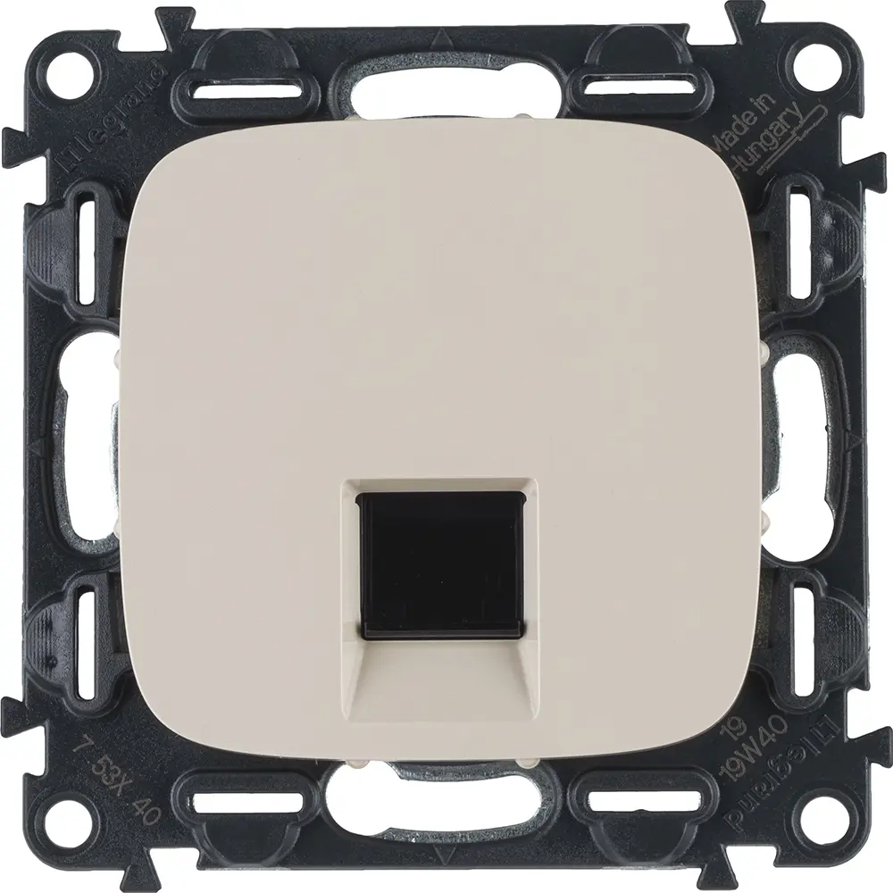 Розетка компьютерная Legrand VLN-A RJ45 CAT5E UTP цвет слоновая кость 82169363 STLM-2087046 Valena Allure