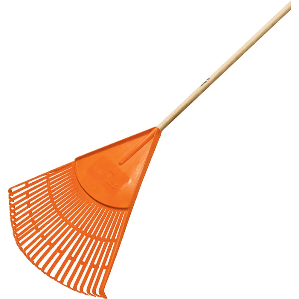 Грабли веерные Truper 19787, 26 зубьев 163 см пластик с черенком STLM-2199066 - Вид №1