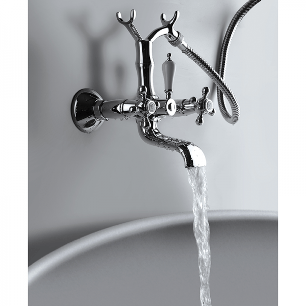 206190 PREMIUM Хром 1866 моноблочный ванна-душ Хром GRB MIXERS  - Вид №2