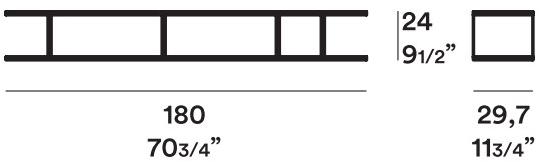 JESSE Подвесной деревянный книжный шкаф sun-id-1396331 - Вид №3