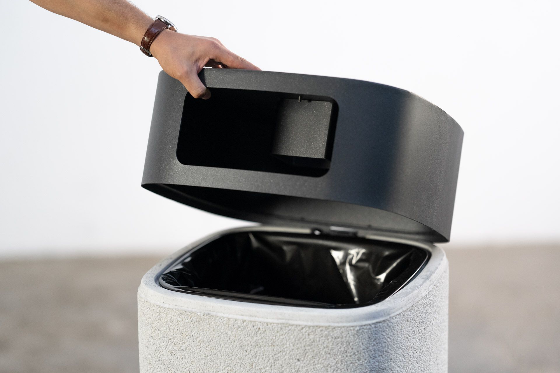 Наружные бетонные стойки для мусора Kremen ARCH-00113392 - Вид №7