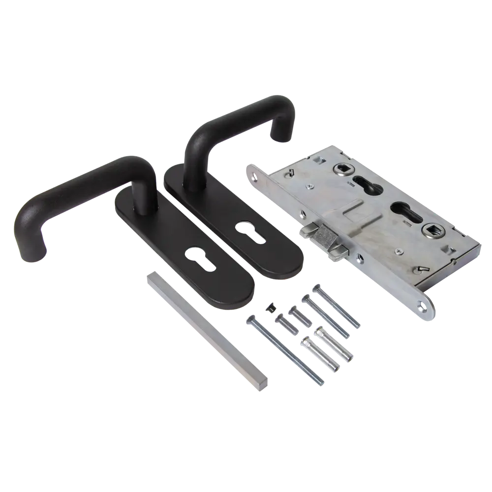 Замок врезной 772, цвет черный ЗЕНИТ STLM-2012656 - Вид №4