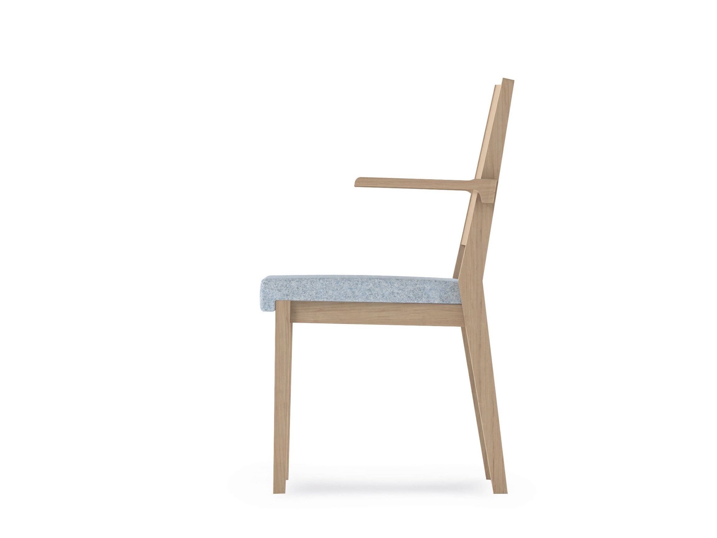 Штабелируемый тканевый стул с подлокотниками PIAVAL ARCH-00062352 - Вид №4