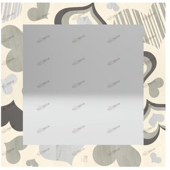 LIGNIS® Квадратное настенное зеркало в раме Dolcevita love 12.037