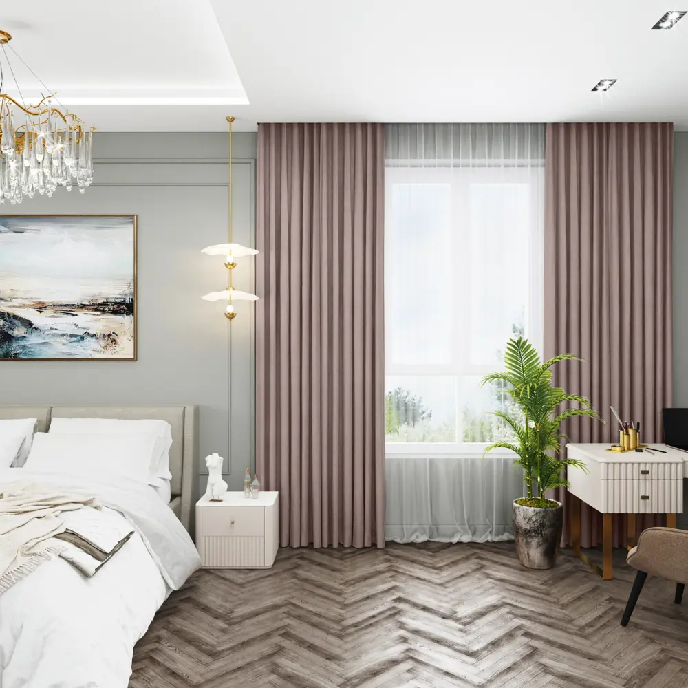 СТОЛИЦА ТЕКСТИЛЯ - Штора бархатная на ленте серо-бежевая 140×270 см 89376358 STLM-1566956 - Вид №10