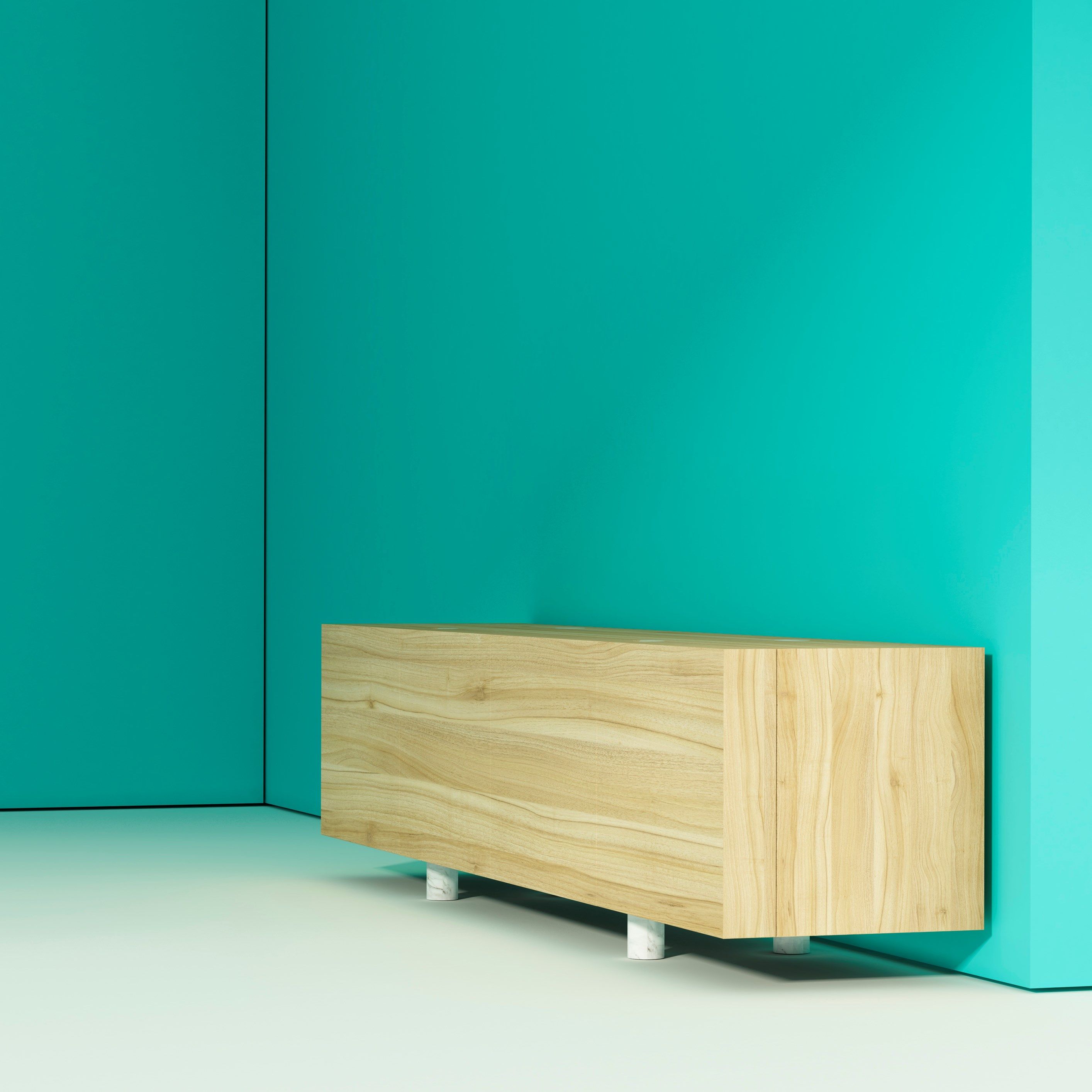 Деревянный шкаф с распашными дверями WUDA Pedra ARCH-00001184 - Вид №2