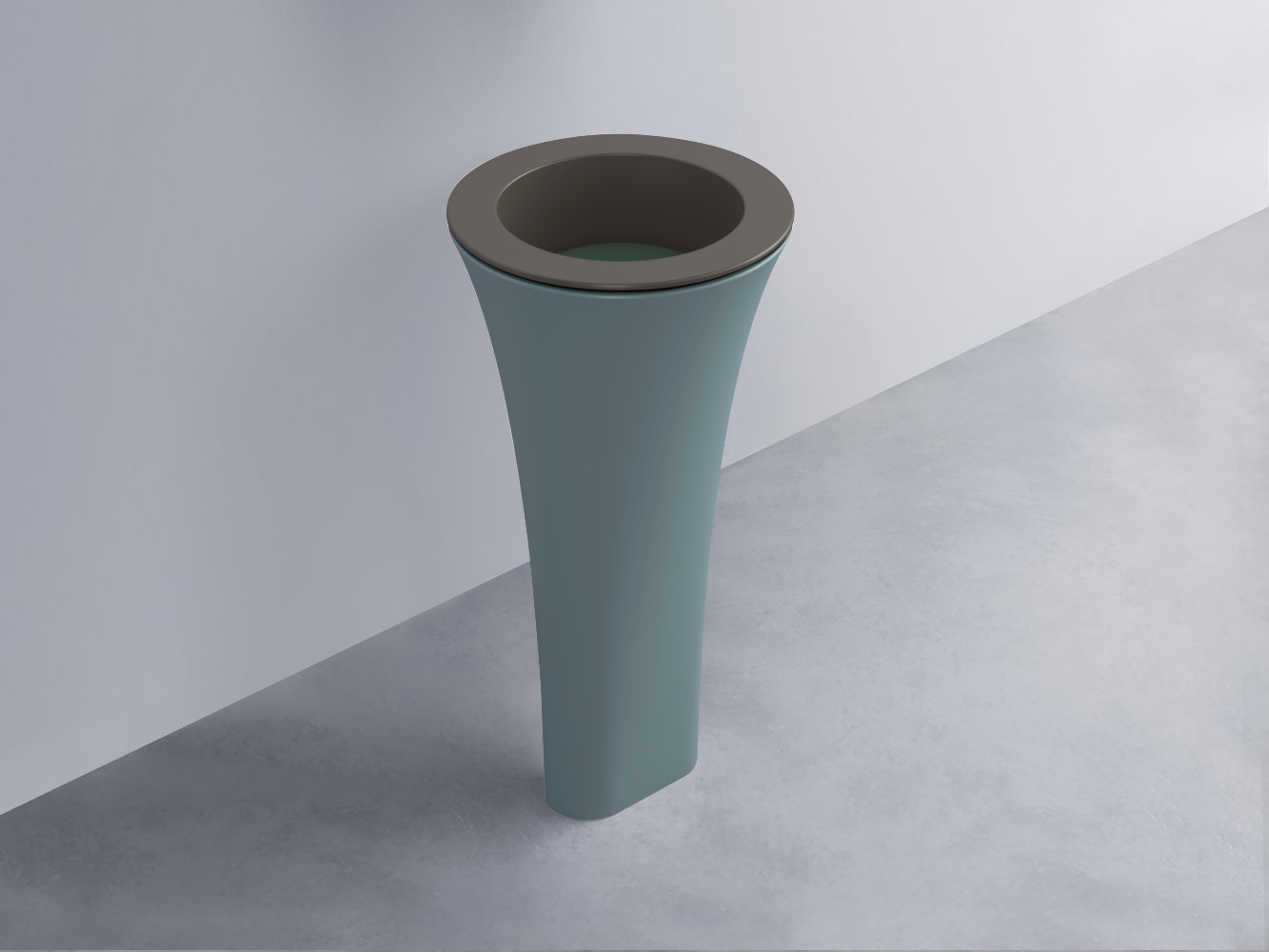 AMLA45-FN+AMPILT-MU+AMCOLT-PL Раковина Amedeo Tondo отдельностоящая cielo Enjoy + Amedeo Ceramica Cielo