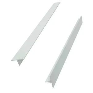 Нащельник узкий алюминиевый 23x19x2662 мм белый (2 штуки)