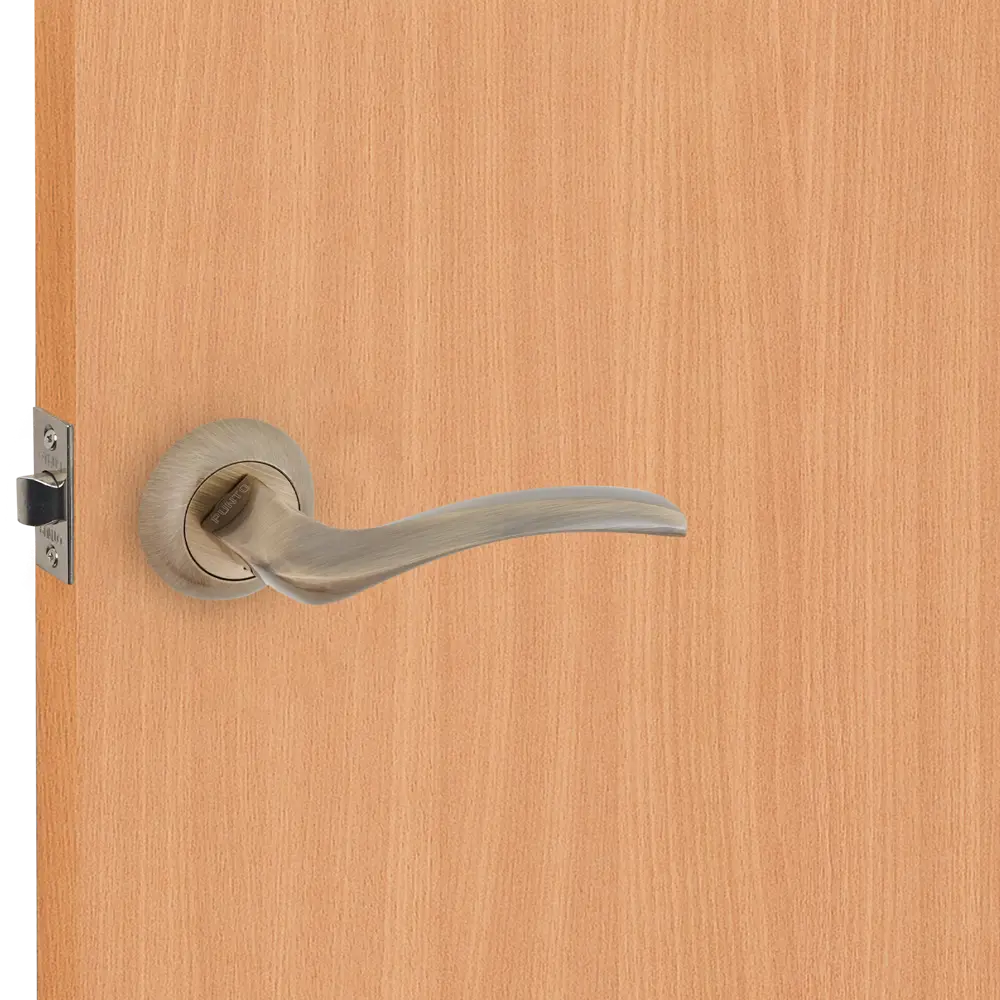 Дверные ручки Punto Gloria без запирания цвет бронза STLM-2112572 - Вид №7