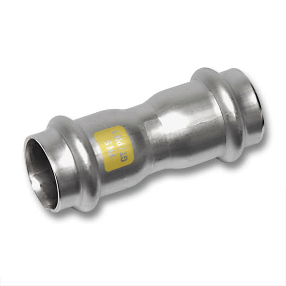 61727018 SANHA 17270 пр.-фит. газ, нерж.сталь, муфта ВПр-ВПр 18 мм  - Вид №1