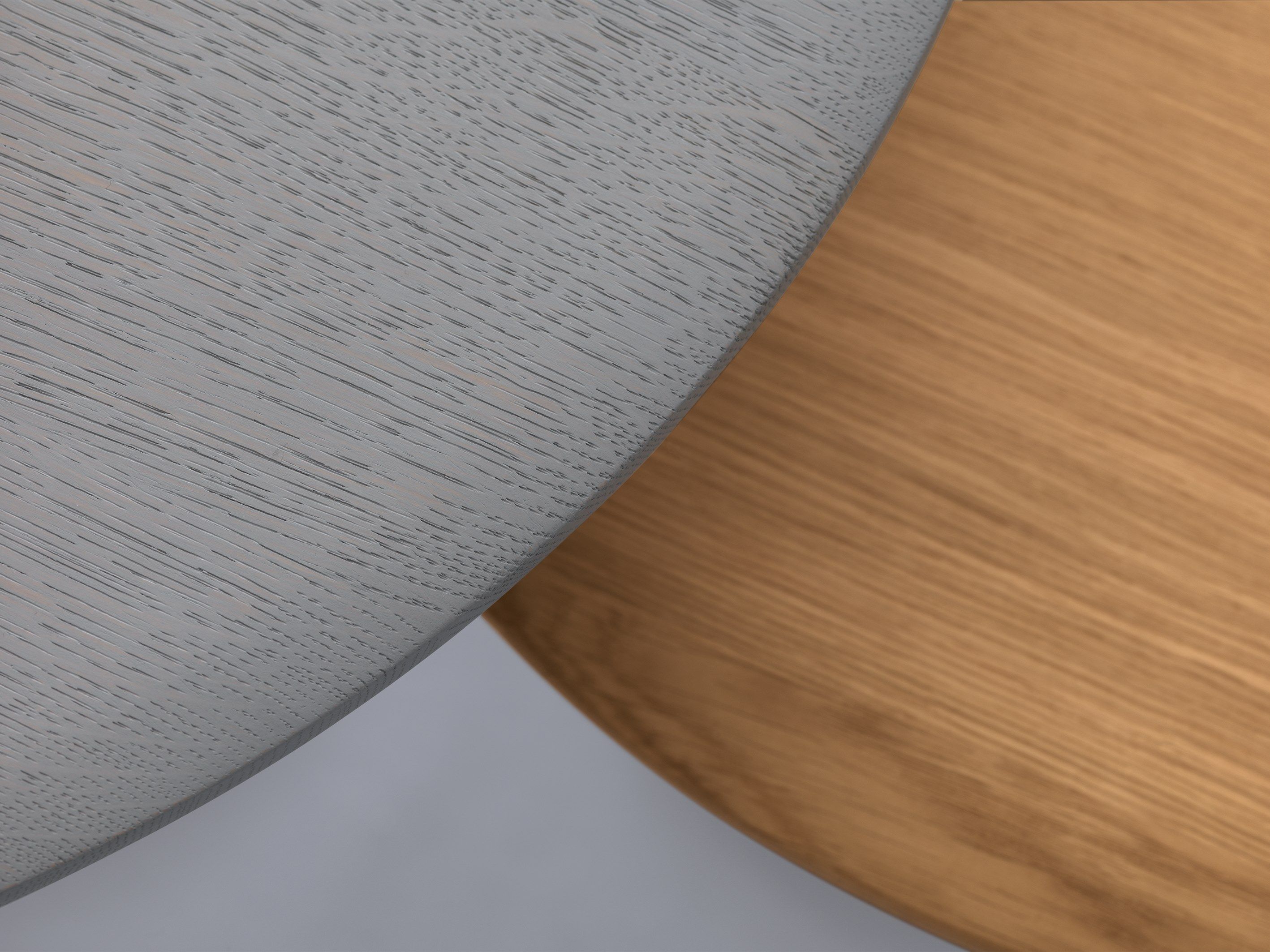 Деревянный круглый низкий журнальный столик ZEITRAUM Turntable ARCH-00104009 - Вид №6