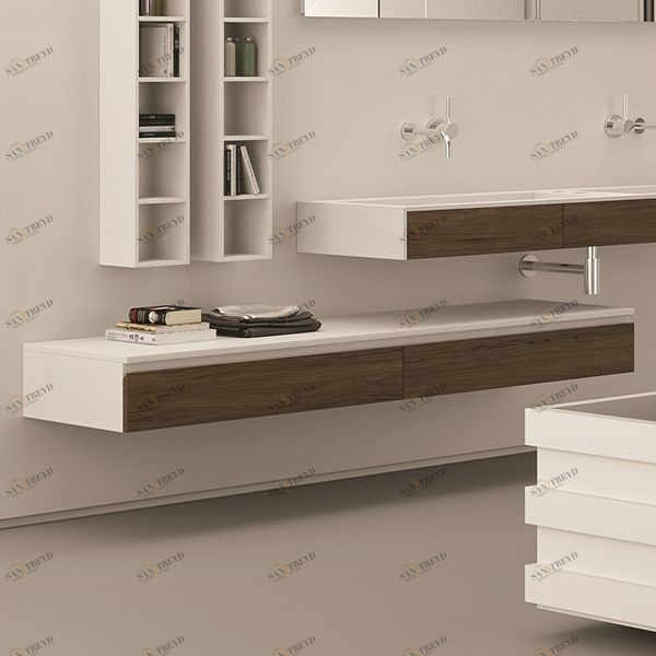 Moma Design Тумба подвесная с 2 ящиками 1600 Emotion250/ 2 палисандр DEM2160PA