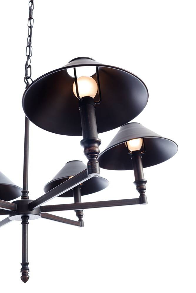 Подвесная люстра Arte Lamp Giordano A2398LM-6BA ARTE LAMP ДИЗАЙНЕРСКИЕ, GIORDANO 056355 Черный  - Вид №2