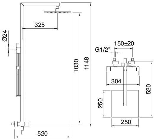 Rubinetterie Treemme Q  5660  - Вид №3