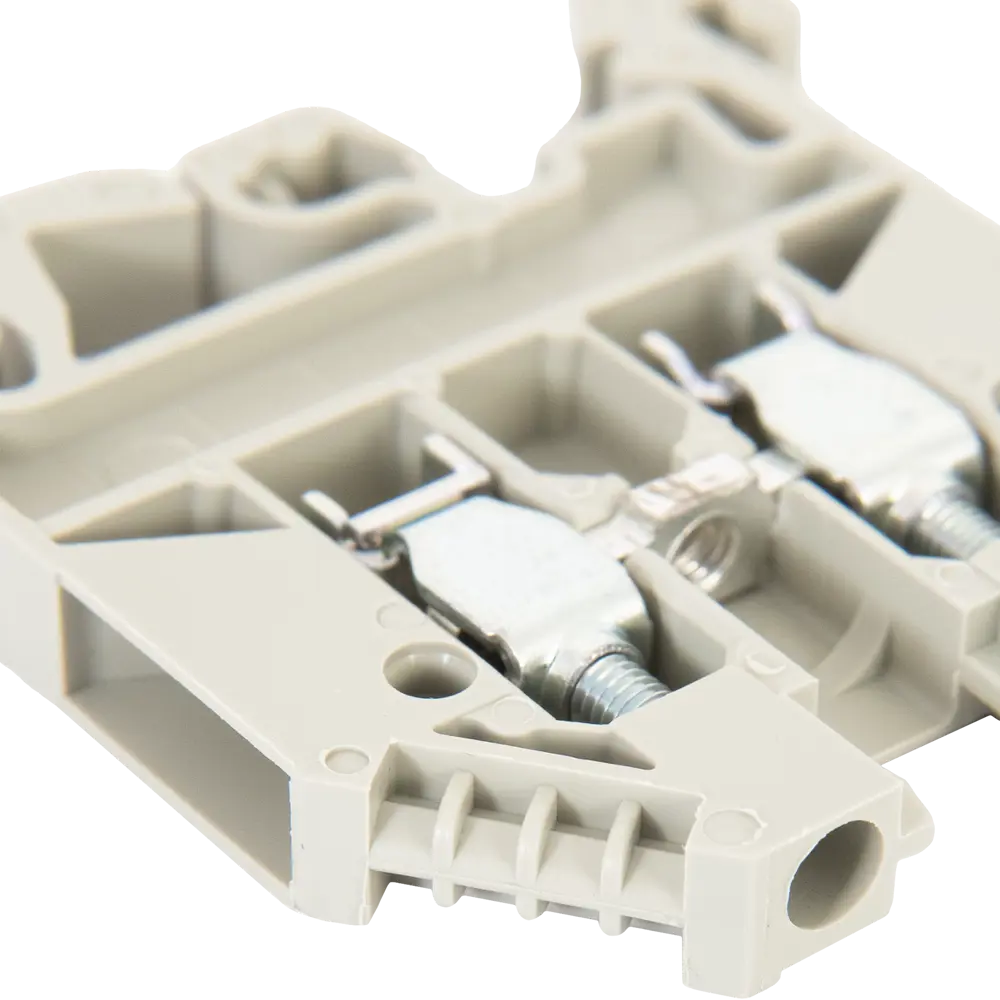 Клемма винтовая проходная Hager 0.5 - 4 мм² серая STLM-2157068 - Вид №1
