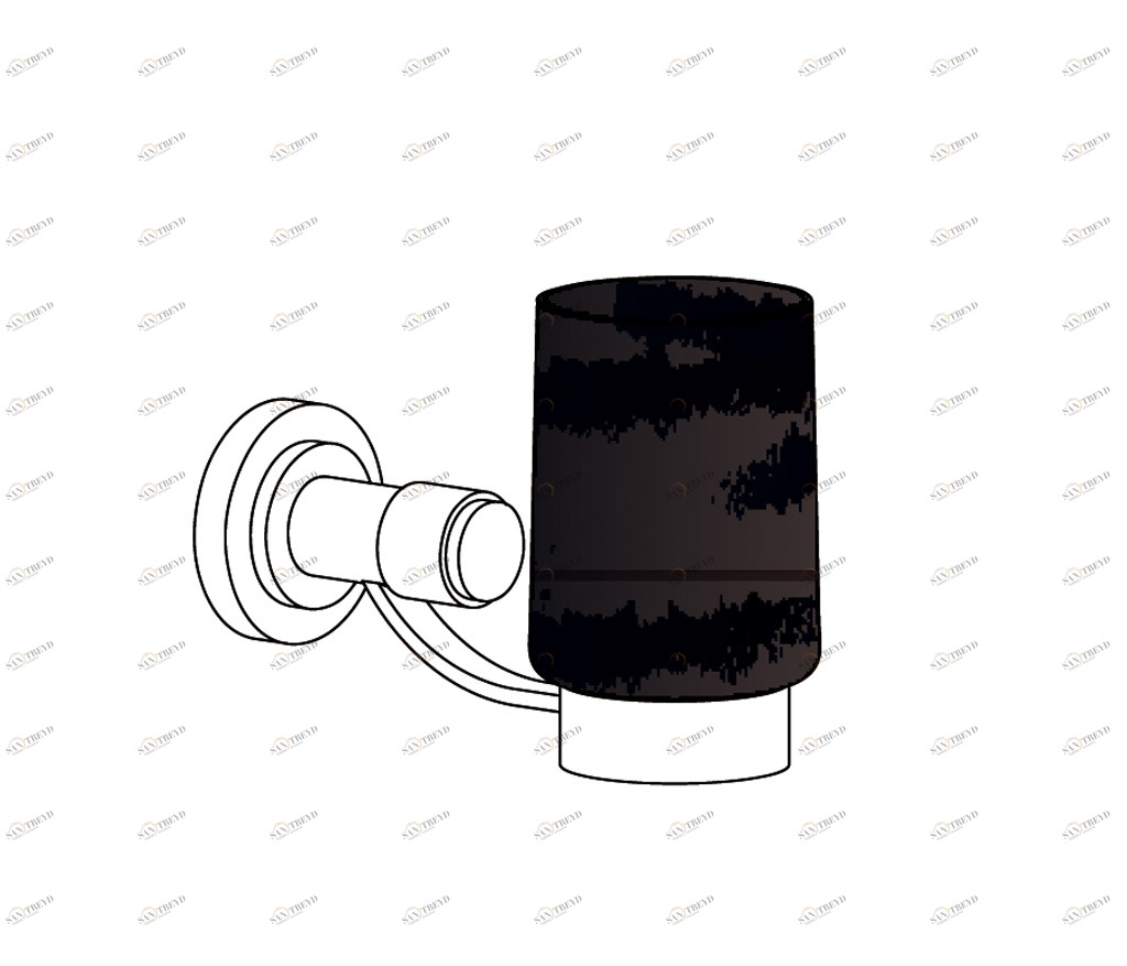 C19-521 C19-521 Настенный подстаканник ЗВЕЗДА С РЫЧАГАМИ TRA Cristal & Bronze STAR À MANETTES TRADITION 