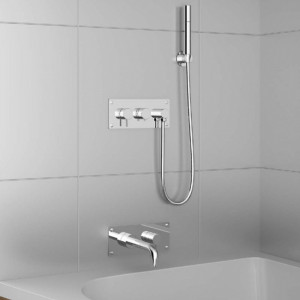 Встраиваемая душевая панель Cebien Hidden T1