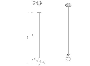 Алюминиевый и стеклянный светодиодный потолочный светильник