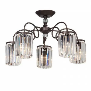 Потолочная люстра Vitaluce V5203-8/5PL VITALUCE ДИЗАЙНЕРСКИЕ 194261 Коричневый