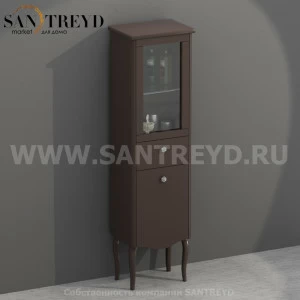 PS38DCL Напольный шкаф с правым открывание двери 177 см цвет Какао с молоком Globo Paestum Италия
