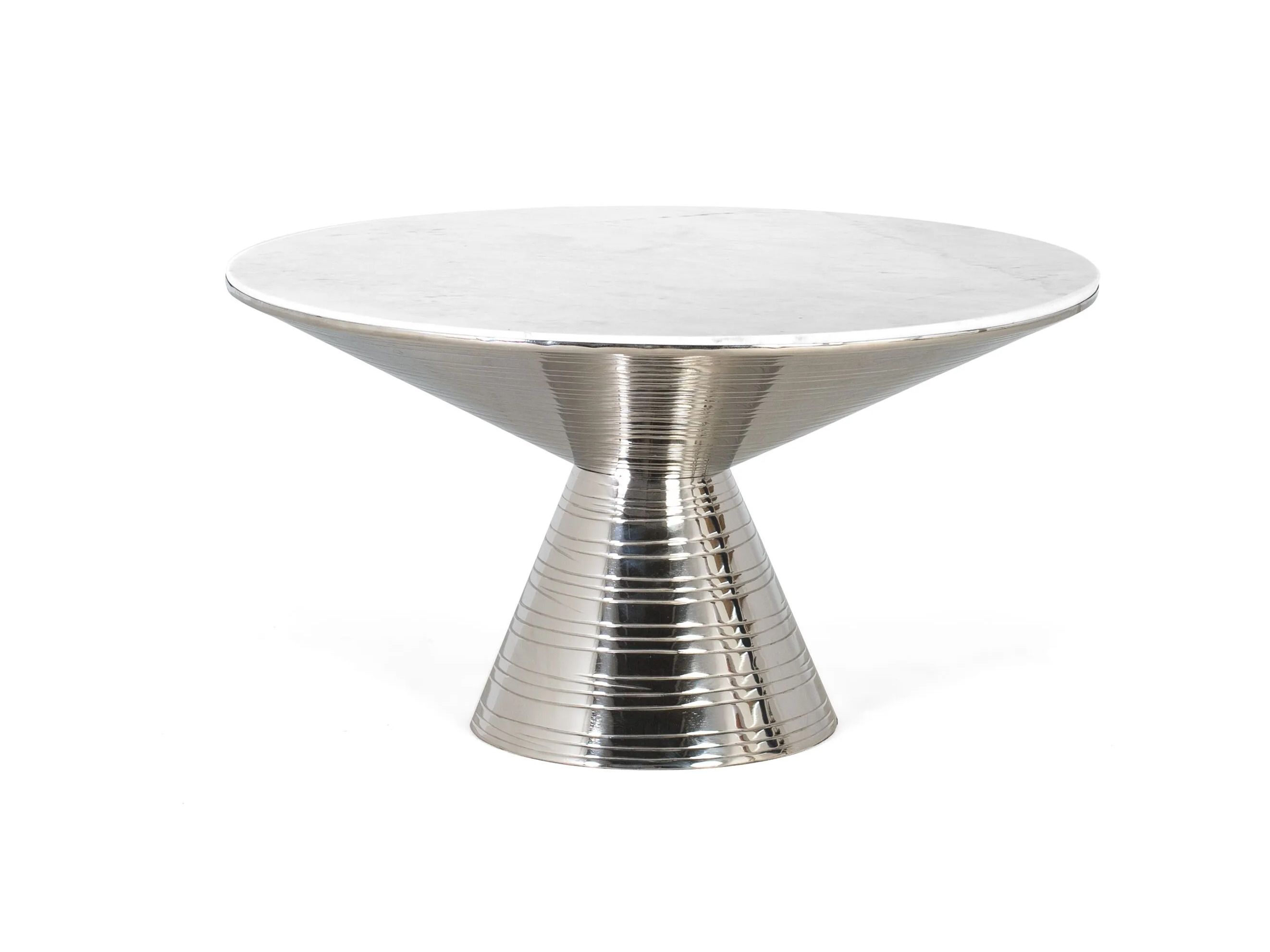 Круглый мраморный журнальный столик Giner y Colomer 1637 ARCH-00022383