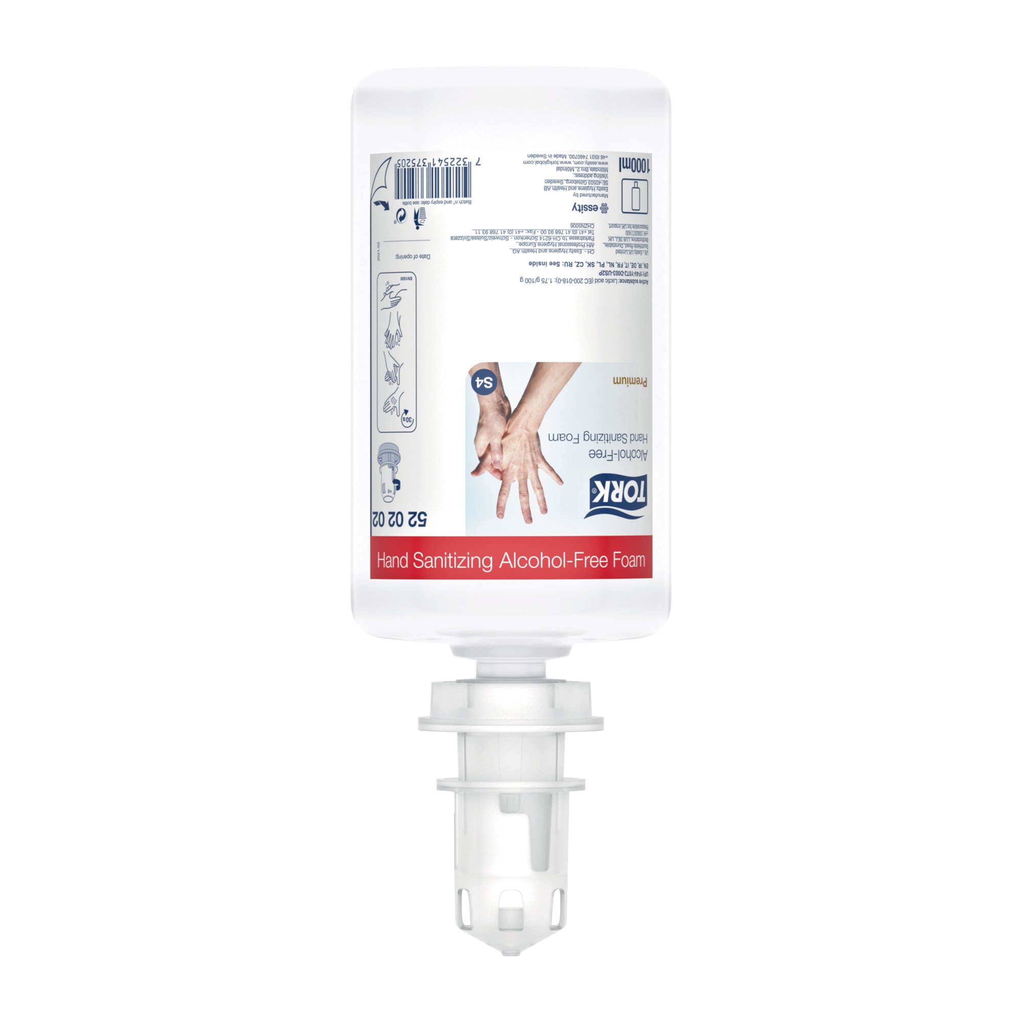 52020200 Пена для дезинфекции рук без спирта Tork  - Вид №1