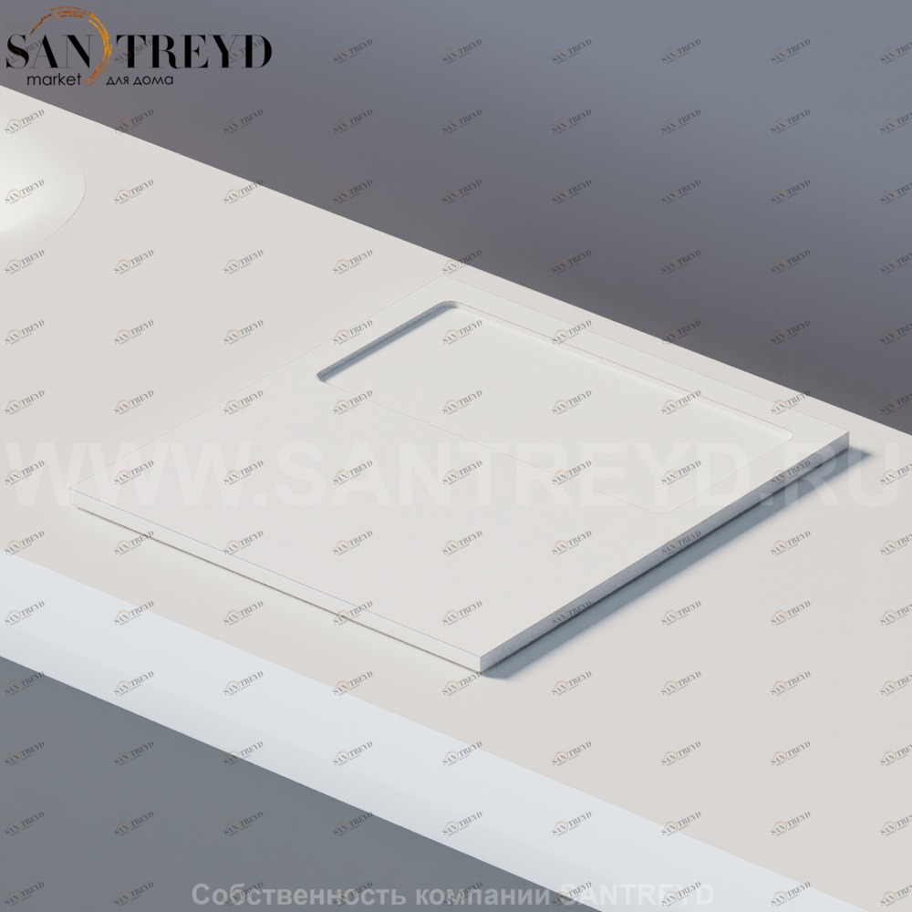 EVOLUZIONE Лоток SURF белый ACOM0626Z Agape