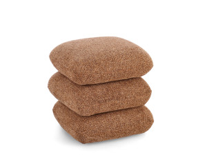 Квадратный пуф из ткани