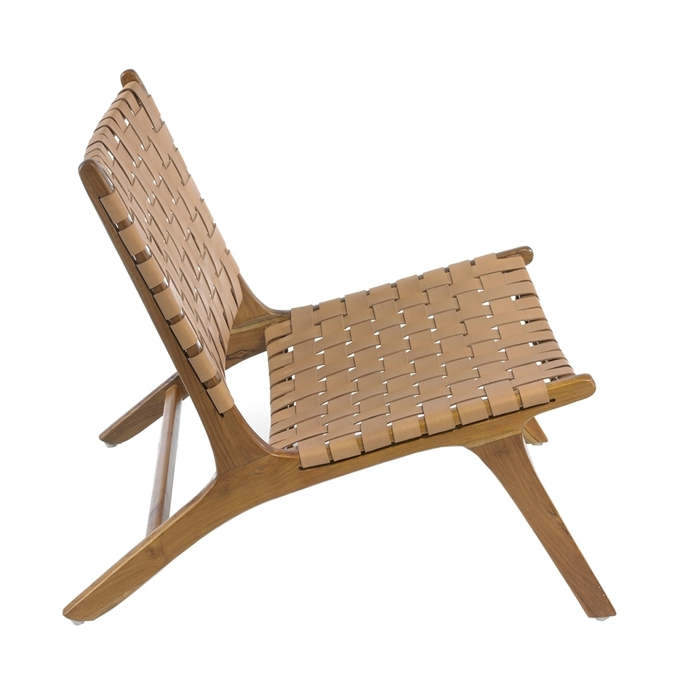 106017 Кресло из массива тикового дерева и кожи REALTEKA-EXP Angel Cerda  - Вид №5