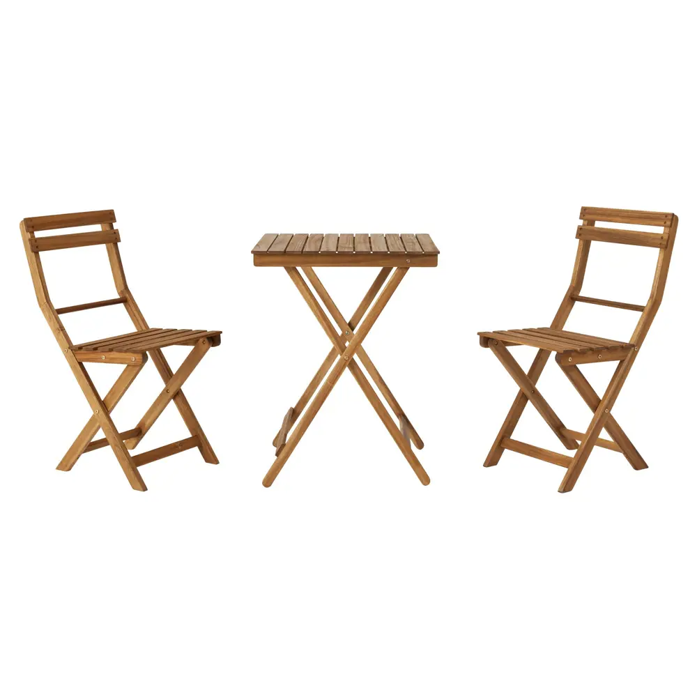 Набор садовой мебели «Порто» компакт, акация, 3 предмета NATERIAL STLM-2075373 - Вид №1