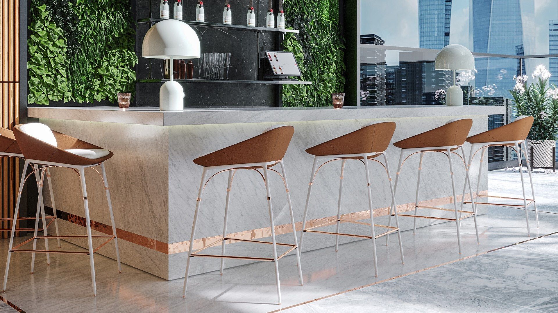 Высокий тканевый садовый стул Myface NERO ARCH-00095406 - Вид №12