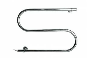 Полотенцесушитель электрический ТЕРА S-образный 420х500 (ПСН-03-01) с кронш. 30Вт