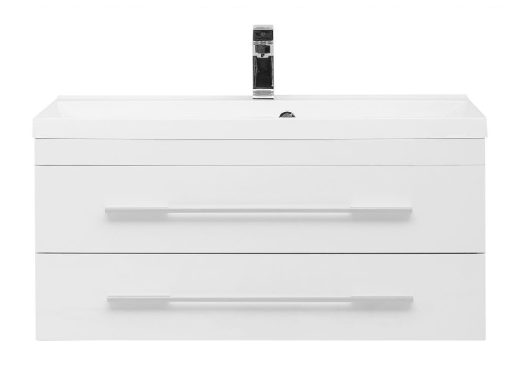 Тумба с раковиной Aquanet Нота NEW 90 белый 0017149200204119 - Вид №2