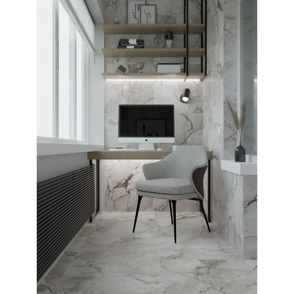 Глазурованный керамогранит CR121 60x60 см 1.44 м² неполированный цвет бежевый Santreyd Tanami STLM-2191245 - Вид №2